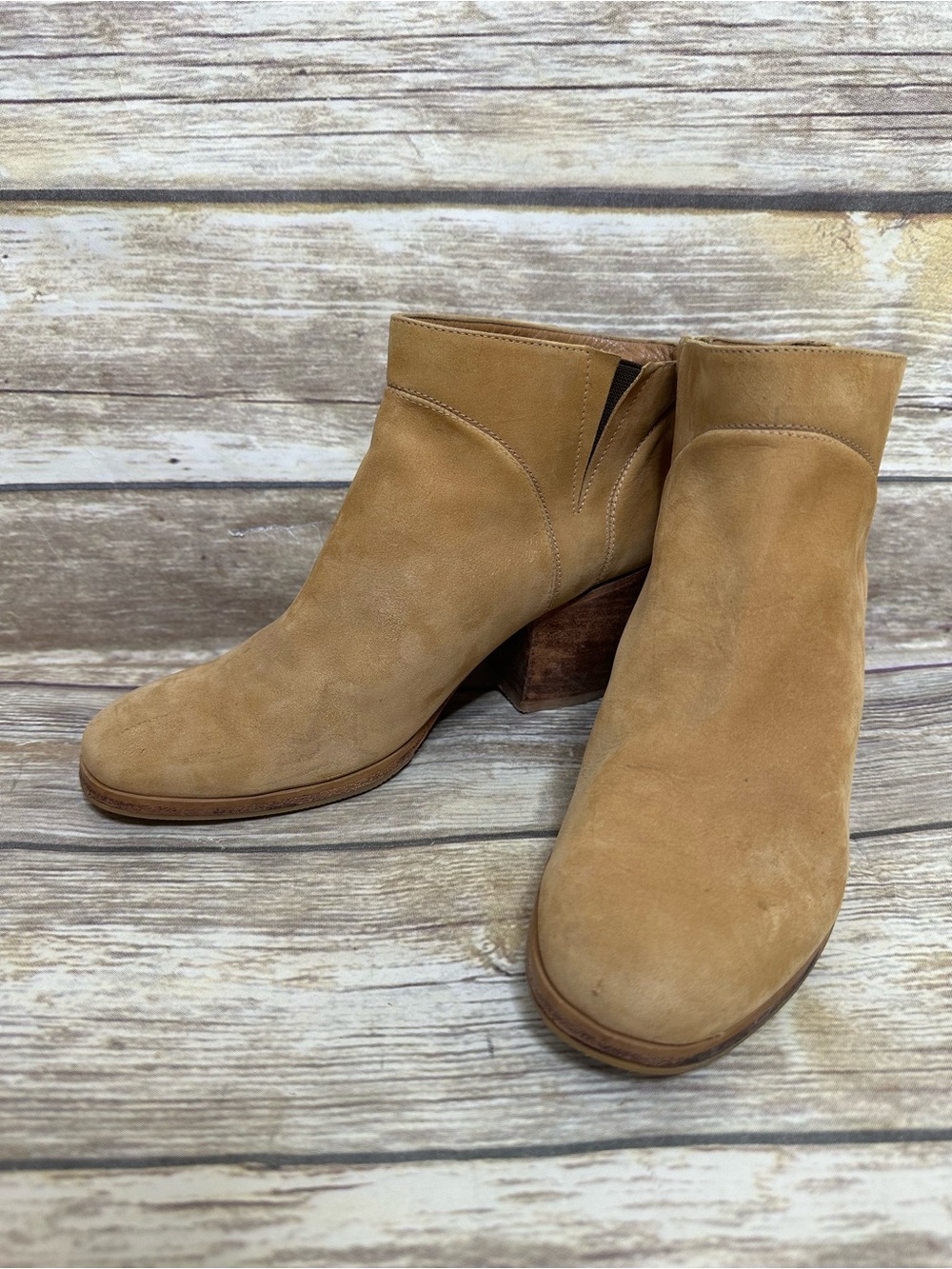 Rachel Comey 9 Mars newbuck tan ankle booties